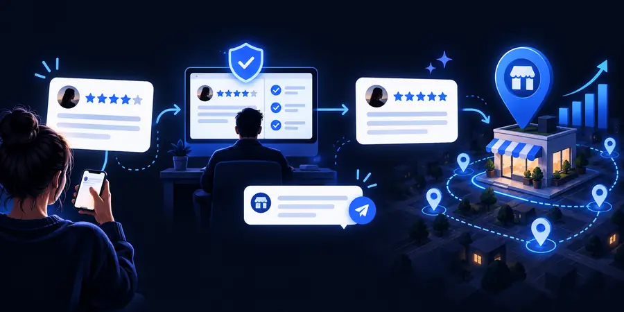 Organized local SEO findings presented as an actionable review